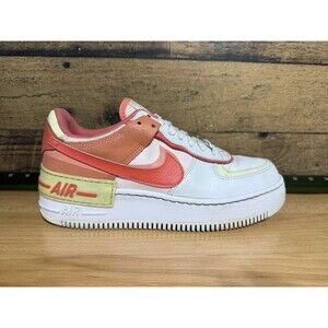 RARE - Nike Air Force 1 Shadow White Magic Ember Women's Sz 9 $240